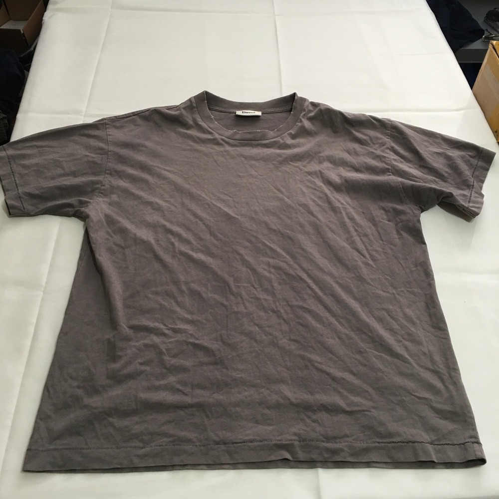 Vintage Elwood T-Shirt Medium Gray Distressed Crew Neck Single Stitch